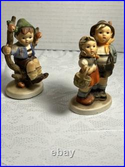 Vintage Hummel Goebel Figurines Set of 3 Children Germany TMK Hand Painted