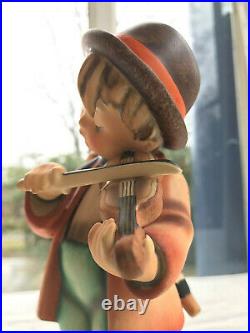 Vintage Hummel Goebel LG Little Fiddler TALL 8 TMK 5 Boy w violin excellent