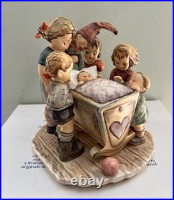 Vintage Hummel Goebel Rock-A-Bye Century Collection Figure WithBox & COA 574 #111