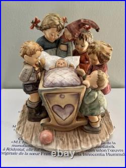 Vintage Hummel Goebel Rock-A-Bye Century Collection Figure WithBox & COA 574 #111