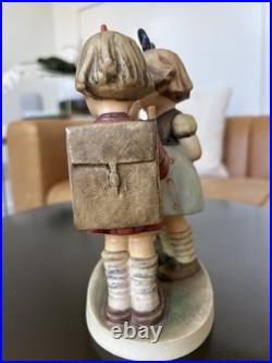 Vintage Hummel Goebel School Girls Knitting 177/1 Figurine, 7.5tall