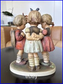 Vintage Hummel Goebel School Girls Knitting 177/1 Figurine, 7.5tall