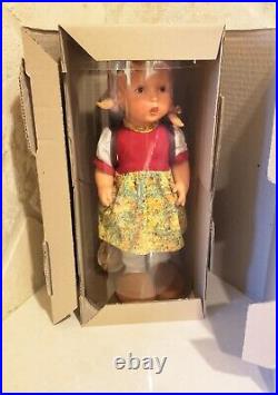 Vintage Hummel Goebel Vinyl Doll W Germany Boy and Girl 12 lot of 2 Dolls