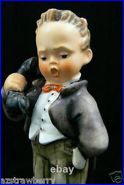 Vintage Hummel Goebel W Germany Porcelain 124/0 Hello Boy with Phone Figurine 6