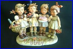 Vintage Hummel Porcelain Figurine We Wish You The Best #209 Goebel W Germany Box