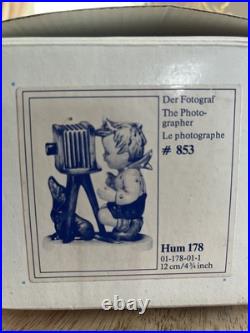 Vintage Hummel W. Goebel #178 The Photographer Porcelain Figurine Vintage Hummel W. Goebel #178 The Photographer Porcelain Figurine