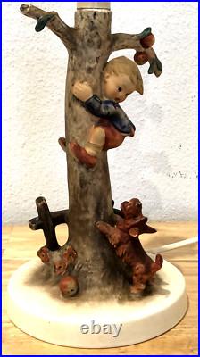Vintage Lamp Goebel M. I. Hummel Out Of Danger Figurine Works Issues