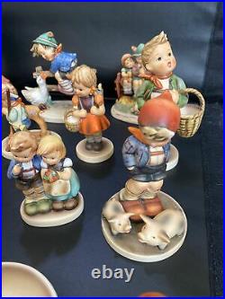 Vintage Lot of 18 Goebel Hummel Germany Figurines TMK5 TMK6 -Excellent Condition