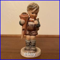 Vintage MJ Hummel Figurine #80 Little Scholar Boy 5.5 Inch Goebel Germany