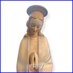 Vintage MJ Hummel Goebel Virgin Mary Porcelain Statue # 45/1 West Germany
