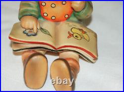 Vintage Mint Hummel Bookworm Little Girl withBook Marked with Bee TMK2 Germany