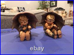 Vintage Pair Goebel Hummel Figurines Umbrella Boy & Girl 1957 132/A 152/B Vintage Pair Goebel Hummel Figurines Umbrella Boy & Girl 1957 132/A 152/B