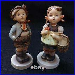 Vintage Porcelain Goebel Hummel Collectibles Brother (95) and Sister (98)