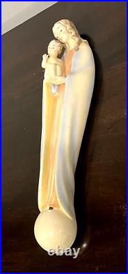 Vintage Rare 1950 Goebel Hummel Mary & Jesus Wall Hanging Statue 13 Signed 13D