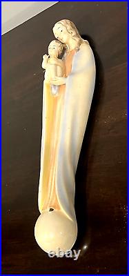 Vintage Rare 1950 Goebel Hummel Mary & Jesus Wall Hanging Statue 13 Signed 13D