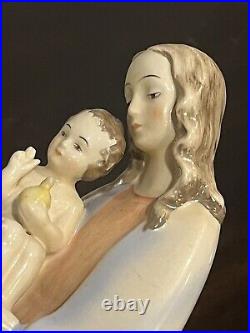Vintage Rare 1950 Goebel Hummel Mary & Jesus Wall Hanging Statue 13 Signed 13D
