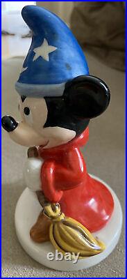 Vintage Rare Goebel Hummel Disney Ceramic Fantasia Sorcerer Mickey Figurine