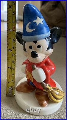 Vintage Rare Goebel Hummel Disney Ceramic Fantasia Sorcerer Mickey Figurine