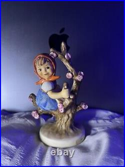 Vintage Rare Goebel Hummel Germany Figurine Apple tree girl Hand Signed