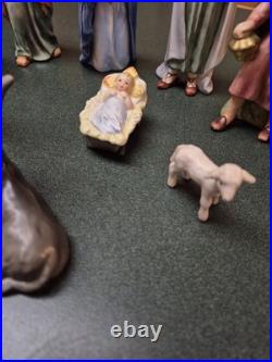 Vintage Rare Hummel Goebel 10 pc Nativity Figurine Set 1965 W Germany HX323 RARE