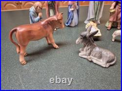 Vintage Rare Hummel Goebel 10 pc Nativity Figurine Set 1965 W Germany HX323 RARE