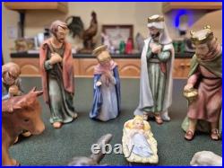 Vintage Rare Hummel Goebel 10 pc Nativity Figurine Set 1965 W Germany HX323 RARE