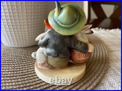 Vintage TMK-1 Mint Condition Goebel Hummel Boy Rabbits Cottagecore