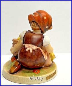 Vintage Tmk3 Goebel Hummel Chick Girl Figurine Collector Item W. Germany #57/0