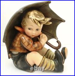 Vintage UMBRELLA BOY Figurine, Hummel/W. Goebel, TMK-6 Flawless