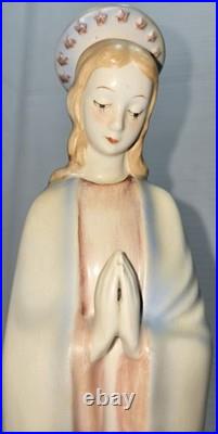 Vintage Virgin Mary Goebel Praying Hummel Figurine 45/0 Hand Painted READ