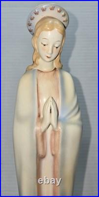 Vintage Virgin Mary Goebel Praying Hummel Figurine 45/0 Hand Painted READ