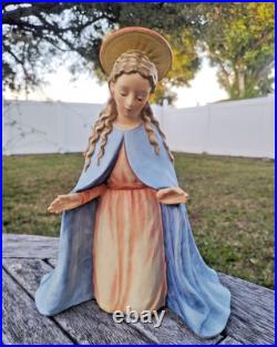Vintage W Germany 1968 Hummel Goebel 260a Jumbo Nativity Virgin Mary 10