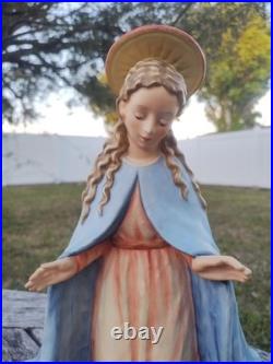 Vintage W Germany 1968 Hummel Goebel 260a Jumbo Nativity Virgin Mary 10