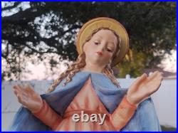 Vintage W Germany 1968 Hummel Goebel 260a Jumbo Nativity Virgin Mary 10