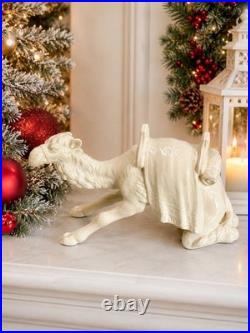 Vintage White Goebel Hummel Kneeling Nativity Camel TMK2 Full Bee Germany 9 Vintage White Goebel Hummel Kneeling Nativity Camel TMK2 Full Bee Germany 9