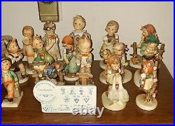 Vintage lot of 20 Hummel porcelain figurines. Goebel W. Germany