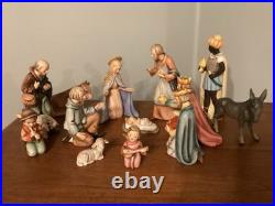 Vtg 1951 Large GOEBEL/HUMMEL 13 Pc Porcelain Nativity Set #214 W. Germany Vtg 1951 Large GOEBEL/HUMMEL 13 Pc Porcelain Nativity Set #214 W. Germany