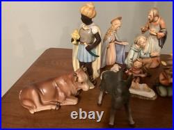 Vtg 1951 Large GOEBEL/HUMMEL 13 Pc Porcelain Nativity Set #214 W. Germany Vtg 1951 Large GOEBEL/HUMMEL 13 Pc Porcelain Nativity Set #214 W. Germany