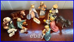 Vtg 1951 Large-Sized GOEBEL/HUMMEL 11-Pc Porcelain Nativity Set #214 W. Germany Vtg 1951 Large-Sized GOEBEL/HUMMEL 11-Pc Porcelain Nativity Set #214 W. Germany
