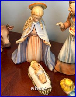 Vtg 1951 Large-Sized GOEBEL/HUMMEL 11-Pc Porcelain Nativity Set #214 W. Germany Vtg 1951 Large-Sized GOEBEL/HUMMEL 11-Pc Porcelain Nativity Set #214 W. Germany
