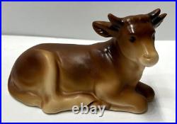 Vtg Goebel Hummel Cow Tmk 2 Full Bee Nativity Figurine W. Germany #hx82/6