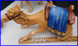 Vtg Goebel Hummel LARGE SET KNEELING STANDING LAYING NATIVITY CAMEL W Germany