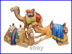 Vtg Goebel Hummel LG KNEELING STANDING LAYING NATIVITY CAMEL W Germany VIBRANT