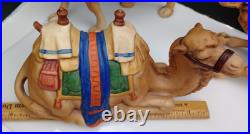 Vtg Goebel Hummel LG KNEELING STANDING LAYING NATIVITY CAMEL W Germany VIBRANT
