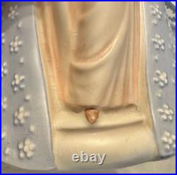 Vtg HUMMEL Mary & Infant Jesus Flower Madonna Figurine Germany Full Bee 9.5 TMK2