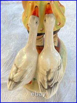 Vtg Hummel Goebel figurine Goose Girl LARGE 7 1/2 inch HUM 47/II TMK 3