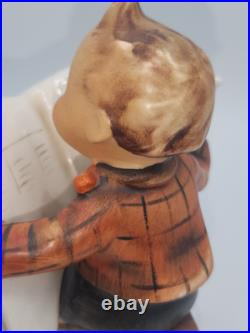 Vtg Mj. Hummel Latest News Porcelain 5 Figurine #184