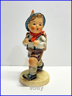 Vtg No Mark! Goebel Hummel School Boy Collector Item Figurine W. Germany #82/0